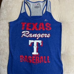 Texas Rangers Tank Top, Size LG, NWOT!